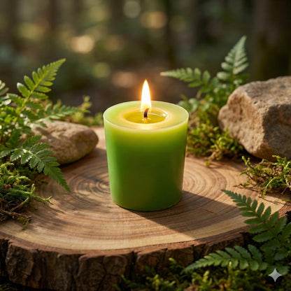 Scented Votive Candles Set of 9 – CW Studio 12 Hour Burn, Sweet Pea & Peony, Citrus Blossom, Garden Mint Fragrances – Pastel Pink, Yellow & Green – Aromatherapy Home Candles in Kraft Paper Gift Box