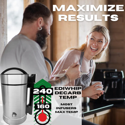 Decarboxylator Infuser Machine, Butter Machine, Magic Infuser, Decarboxylation Decarb Infusion, Botanical Extractor, Make Magical Herbal Infusions Butter, Oil or Tincture, Kit Includes Butter Mold