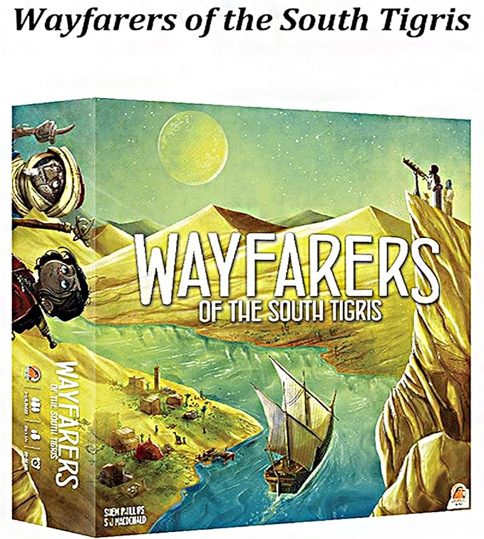 Renegade Game Studios Wayfarers of the South Tigris Dice Placement Strategy Board Game 1-4 Players 60-90 Minutes