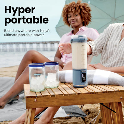 Ninja Blast Portable Blender | Cordless | 18-oz. Vessel | Personal Mixer for Shakes & Smoothies | BPA Free | Leakproof Lid & Sip Spout | USB-C Rechargeable | Dishwasher Safe Parts | Black | BC151BK