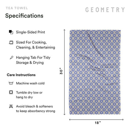 GEOMETRY Christmas Kitchen Towels - Quick Dry Microfiber Cloth Dish Towels for Kitchen Drying - Premium Quick Dry Towel - Sparkling Night