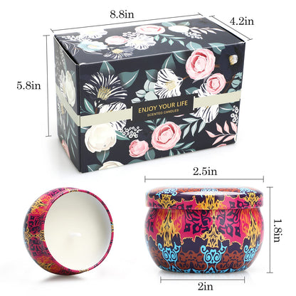 Candles Gifts for Women, 12 Pack Scented Candles, Candles for Home Scented, Soy Wax Aromatherapy Candle Set, Stress Relief & Body Relax, Ideal Gift for Women Birthday, Mothers Day Gifts for Mom