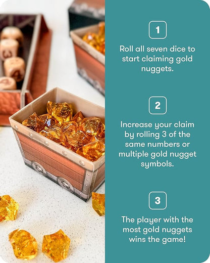 SimplyFun My Mine - Engaging Dice Based Probability &amp Strategy Game to Learn and Master Outcome Prediction Fun Educational Experience for 2-6 Players Suitable for Ages 6 and Up