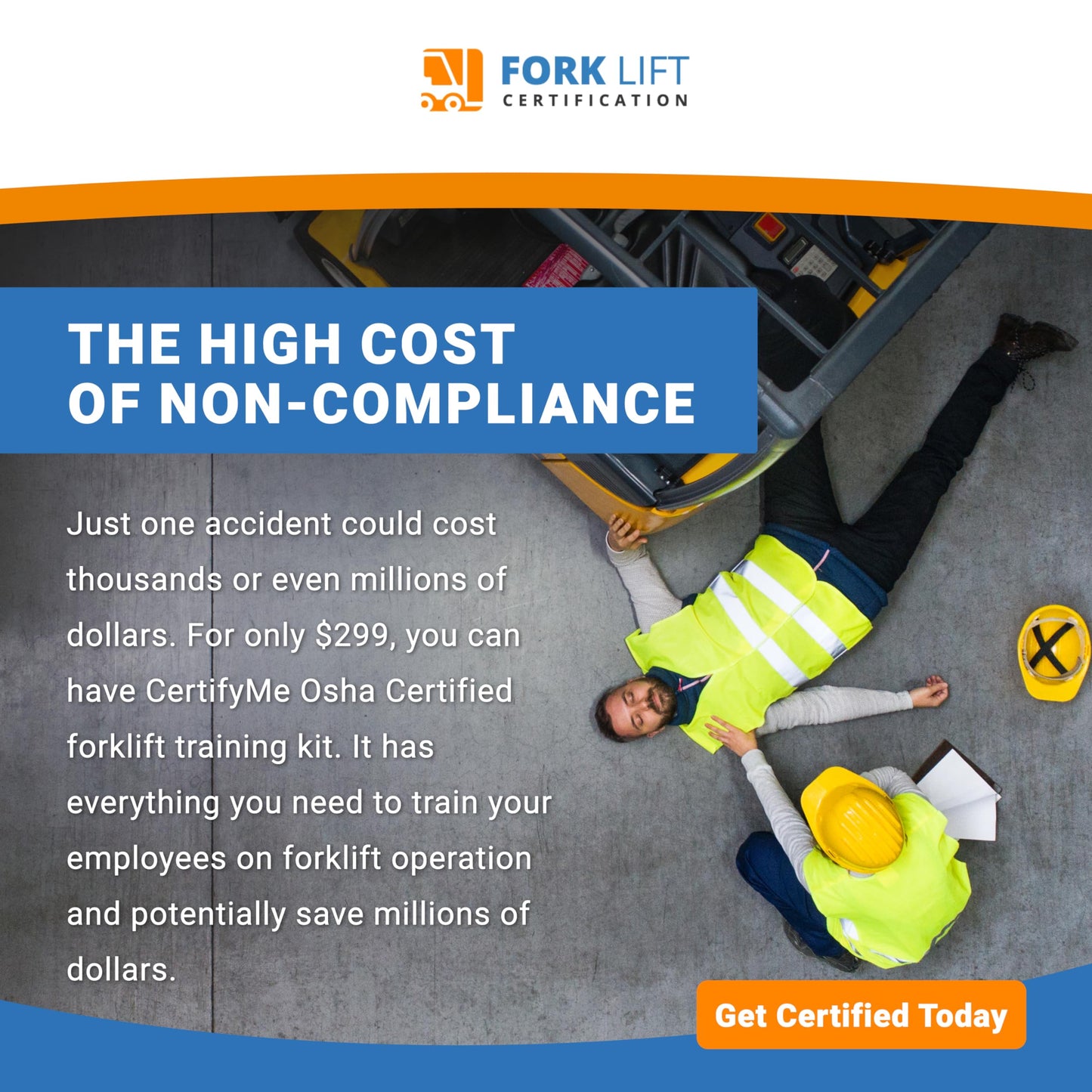 Forklift Certification Kit OSHA Compliant, Complete “Train The Trainer Physical Bundle” + Certificate of Completion + Forklift Training Kit, CertifyMe: Physical Kit Bundle + USB Drive