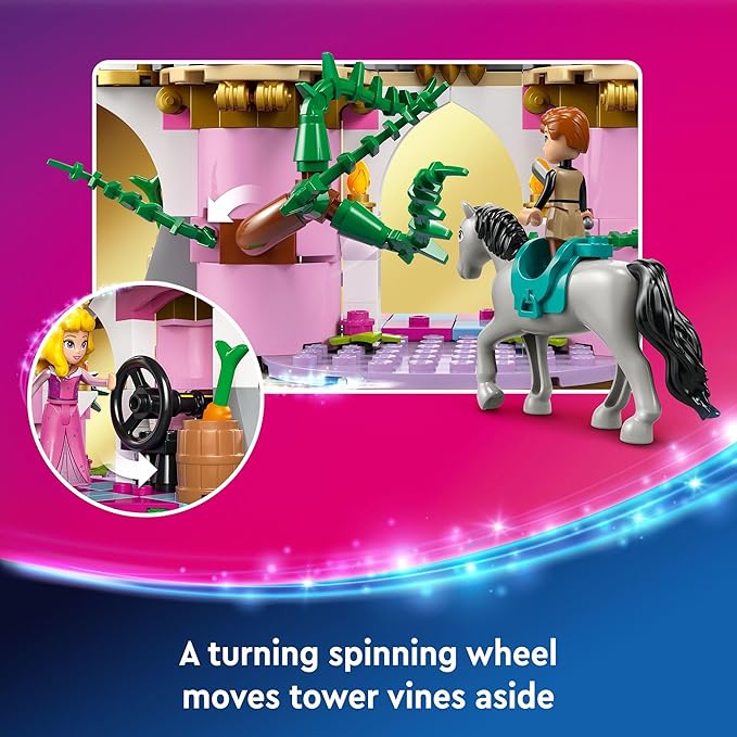 LEGO Disney Princess Maleficent’s Dragon Form Building Set for Kids and Sleeping Beauty Fans Disney Princess Figure Castle Toy Fun Gift Idea for Girls and Boys Ages 7 Plus Who Love Aurora 43240
