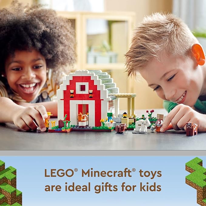 LEGO Minecraft The Red Barn 21187 Building Toy Set for Kids Girls and Boys Ages 9+ (799 Pieces)