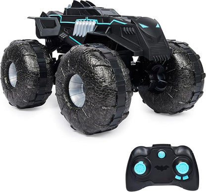 DC Batman All-Terrain Batmobile Remote Control Vehicle Water-Resistant Batman Toys for Boys Aged 4 and Up