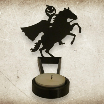2024 New Tealight Shadow Caster, Halloween Tea Light Holder, Witch Halloween Tealight Shadow Caster, Demon Halloween Tealight Shadow Caster for Home Party Scary Candle Stands Table Decor