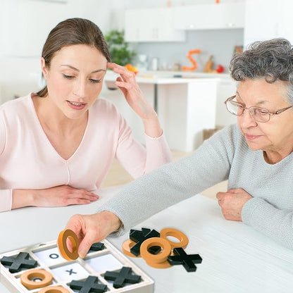 Keeping Busy Tic Tac Toe with Templates Dementia Activities for Seniors Games for Dementia Seniors Alzheimers Activities Alzheimers Products for Elderly Games for Seniors Gifts for Elderly Women &amp