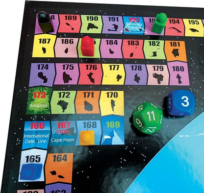 Globe Runner – Educational Family Board Game for Both Kids and Adults That Races Around The World Through Every Country