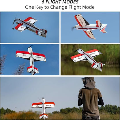 Radiolink A560 Plug &amp Play (PNP) 3D RC Airplane 580mm Wingspan with 6 Flight Modes 4 Channels Gyro Byme-A Flight Controller Brushless Motor&ampESC for Beginner &amp Experienced (No Radio/Recei