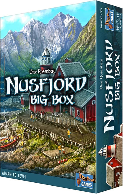 Nusfjord Board Game Big Box Edition - Complete Card Deck Collection Includes All Expansions Strategy Game for Kids &amp Adults Ages 12+ 1-5 Players 20-100 Min Playtime Made by Lookout Games