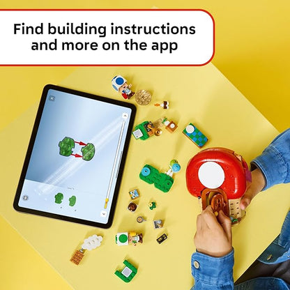 LEGO Super Mario Party at Toad’s House Building Toy - Pretend Play Set for Boys &amp Girls Ages 7+ - Kids Building Blocks with Digital Action &amp 2 Toad Toy Figures - Gift Idea for Birthdays - 720