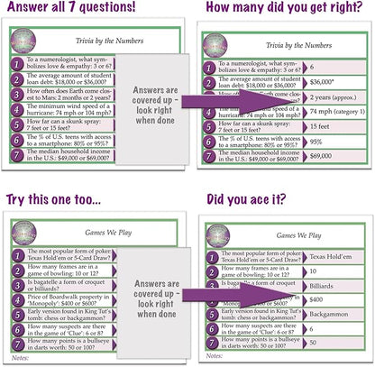 Matter of Fact — Fast-Paced Rapid-Fire Trivia Challenge with Quirky Categories — Adult &amp Family Game Night Fun