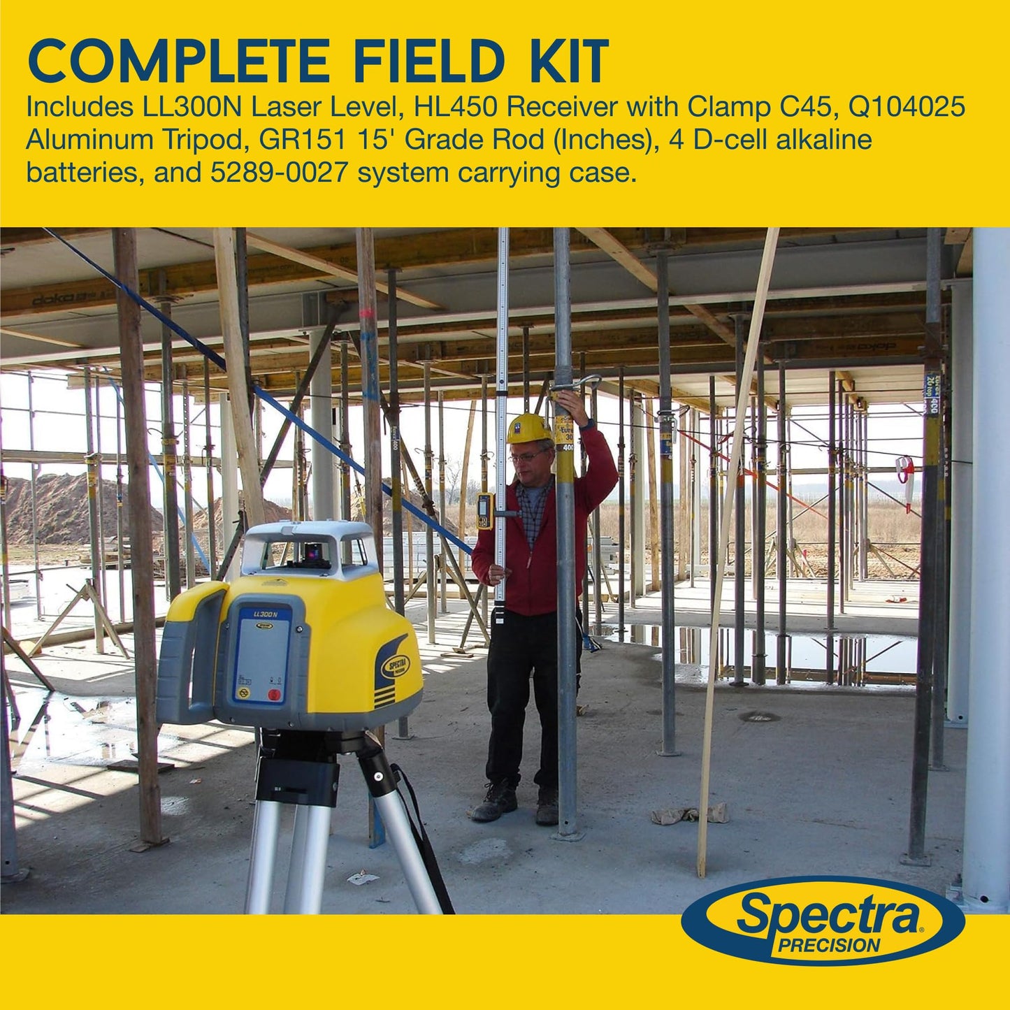 Spectra Precision Laser Level, Self Leveling Kit