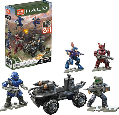 MEGA Halo UNSC Gungoose Gambit Attack Vehicle Halo Infinite Construction Set Building Toys for Boys