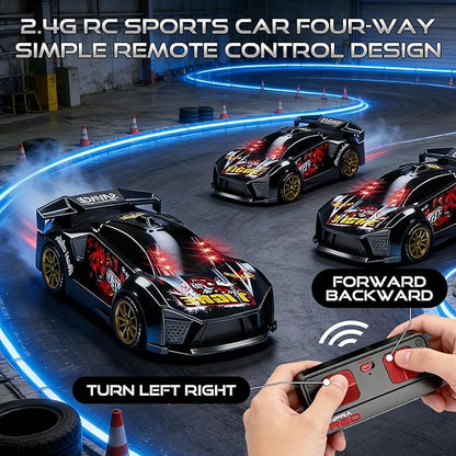 Remote Control Car with Shooting Game 3 IN 1 Parent-Child Drift RC Car 2.4GHz Stunt Toys with Infrared Gun Christmas Birthday Gifts for 3 4 5 6 7 8 9 10 Year Old Kids Boys Girls Age 4-7 8-12 (Black)