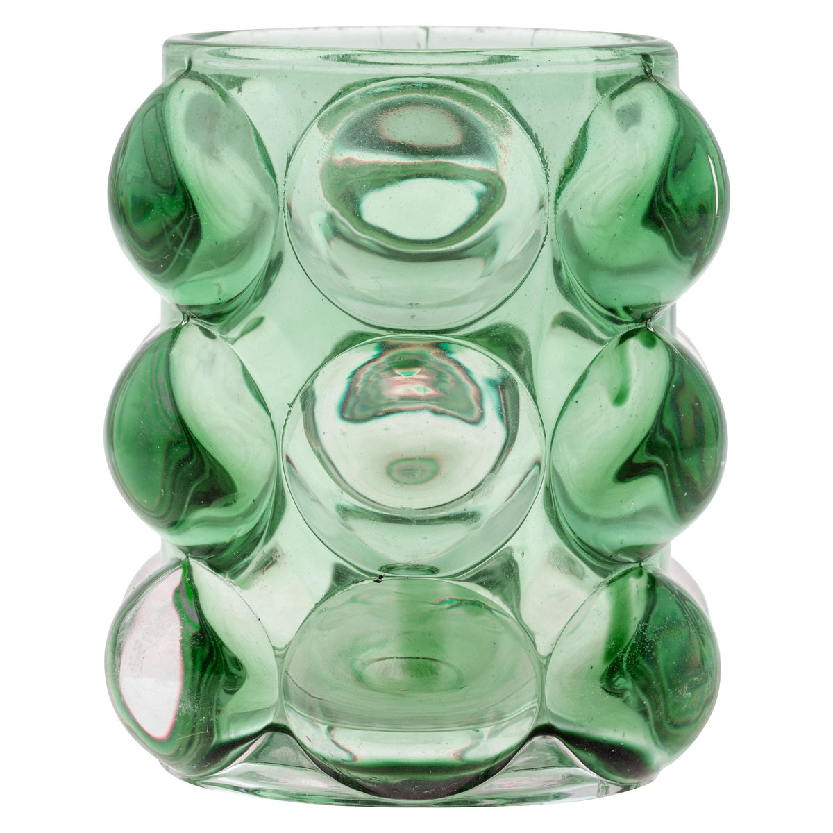 Karma, Lucia Hobnail Votive, Tea Lights Candle Holder, Glass Votive Candle Holders for Table Decorations, Baby Shower, Birthday Party, Weddings and Home Decor, Juniper