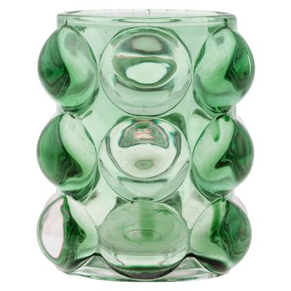 Karma, Lucia Hobnail Votive, Tea Lights Candle Holder, Glass Votive Candle Holders for Table Decorations, Baby Shower, Birthday Party, Weddings and Home Decor, Juniper