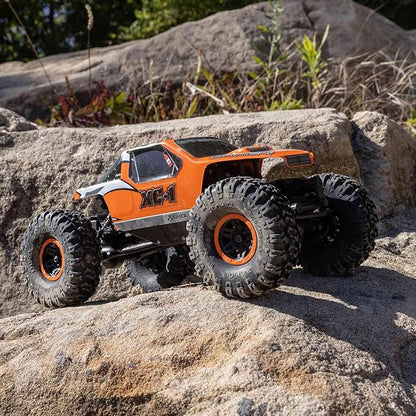 Axial RC Truck 1/24 AX24 XC-1 4WS Crawler Brushed RTR (Includes Everything Needed No Other purchases Required) Orange AXI00003T2