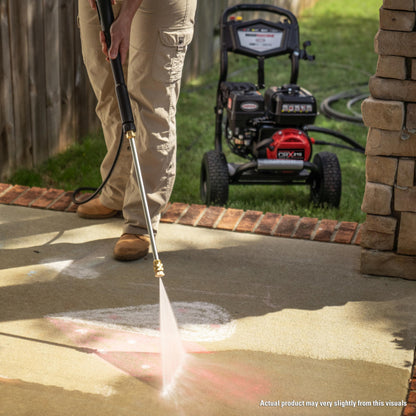Simpson 3400 PSI Gas Pressure Washer, 2.5 GPM Residential Power Washer, Cold Water, 25' Hose, Clean Machine, 49-State Compliant (CM61083)