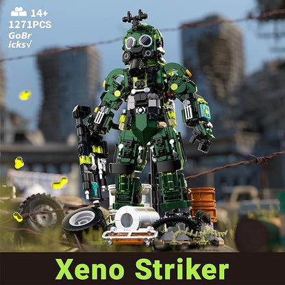 Xeno-Striker Building Set Rescuer-Figures Toy Buildings Blocks for Adult Teens DIY Craft Model Building Kits for Boys Girls 12+ Home Office Decor Graduation Birthday 1271PCS