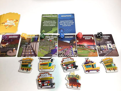 Truck Off: The Food Truck Frenzy - 2-6 Players - Spicy Board Game for Family Gamenight
