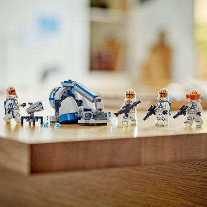 LEGO Star Wars 332nd Ahsoka’s Clone Trooper Battle Pack 75359 Building Toy Set with 4 Star Wars Figures Including Clone Captain Vaughn Star Wars Toy for Kids Ages 6-8 or any Fan of The Clone Wars