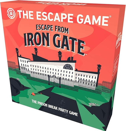 The Escape Game: Escape from Iron Gate - The Puzzle Completing Drawing Acting and Trading Prison Break Party Game by Pressman Multi Color