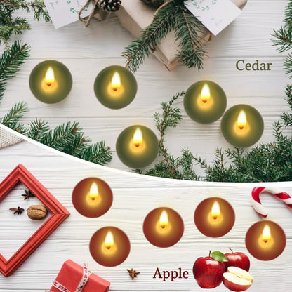 Christmas Red Green Scented Tealight Candles Perfect for Home Use and Gifting