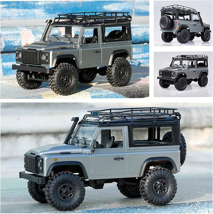 GoolRC MN 99s RC Car 1/12 Scale 4WD 2.4G Remote Control Car for and Adults RTR RC Crawler Off Road Truck for Land Rover Vehicle Models with 2 Batteries