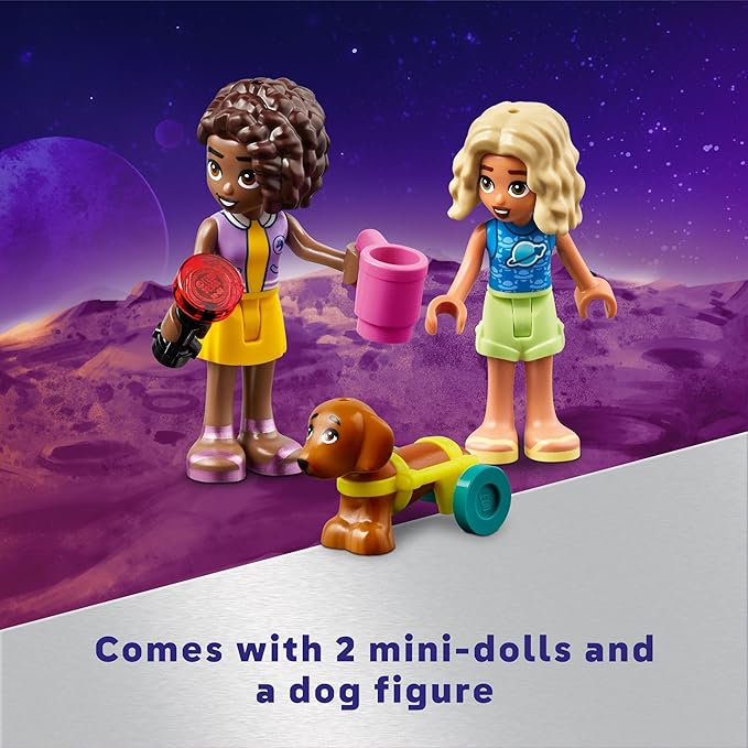 LEGO Friends Stargazing Camping Vehicle Adventure Toy Includes 2 Mini-Dolls Camping Trailer Telescope Toy and a Dog Figure Science Gift Idea for Girls Boys and Kids Ages 7 and Up 42603