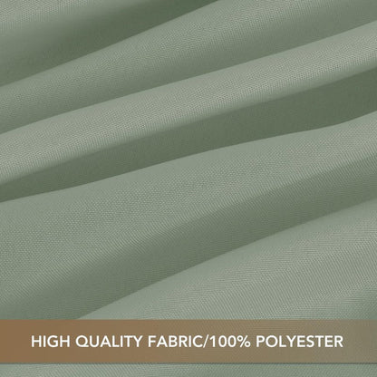 sancua Sage Green Tablecloths for 8 Foot Rectangle Tables, 8 Pack - Washable Polyester Fabric Table Cloth for Wedding Party, Birthday, Banquet Reception, 60x120 Inch