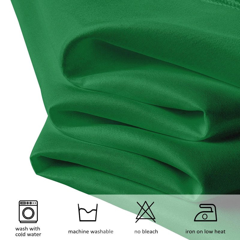 pepmily 8 Pack Green Round Tablecloth 90 Inch Round Table Cloth, Wrinkle Resistant and Washable Tablecloth Polyester Fabric Table Cloth Round Cover for Dining Wedding Banquet Party