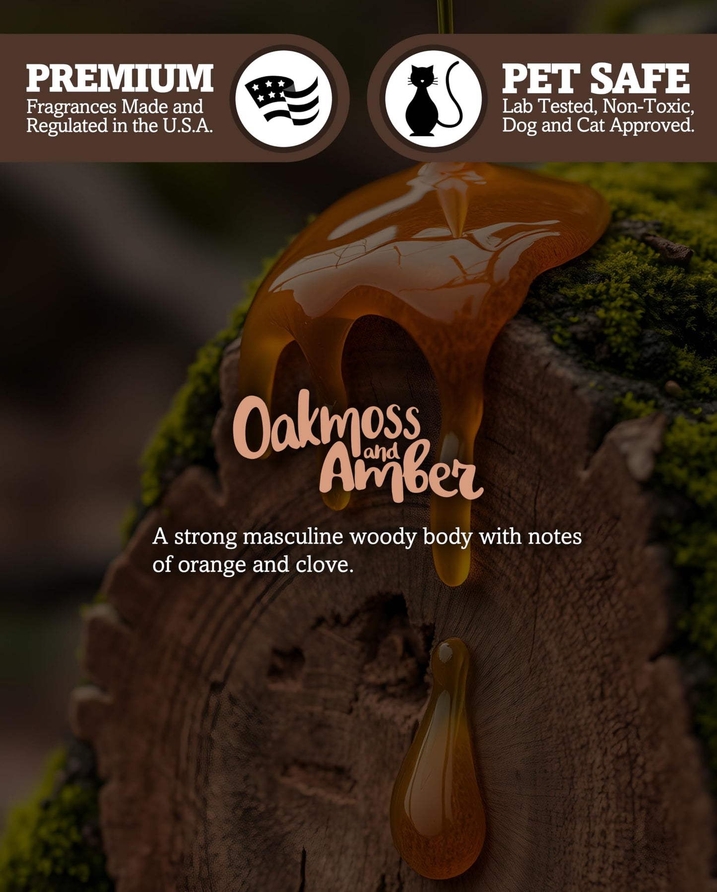 Oakmoss & Amber Premium Tealight Candles Bulk Pack - Highly Scented with Essential & Natural Oils - 24 White Tea Lights - Beautiful Candlelight - Made in the USA - Incense & Earth Collection