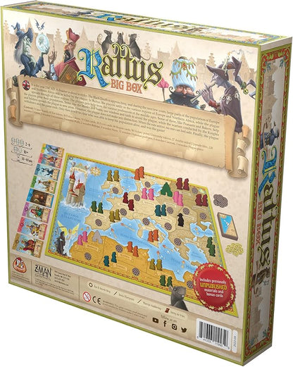 Rattus Board Game (Big Box Edition) - The Black Death Strategy Game with Expansions! Family Game for Kids &amp Adults Ages 10+ 2-6 Players 30-60 Minute Playtime Made by Z-Man Games