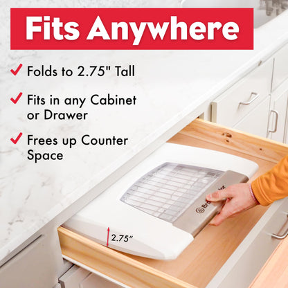 Brod & Taylor Folding Proofer & Slow Cooker (Proofer w/Accessory Shelf), White