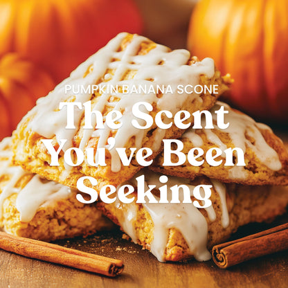 Yankee Candle Pumpkin Banana Scone, Scented Candle, 22oz Large Jar with up to 150 Hour Burn Time, Giftable