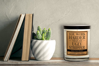 Cedar Crate Market - Funny Candles for Women, Men, Adult Humor - Coworker Gifts for Women Birthday - Retirement, Friendship Presents for Her, Leaving, Going Away, Work Bestie, Boss, Scented Candle