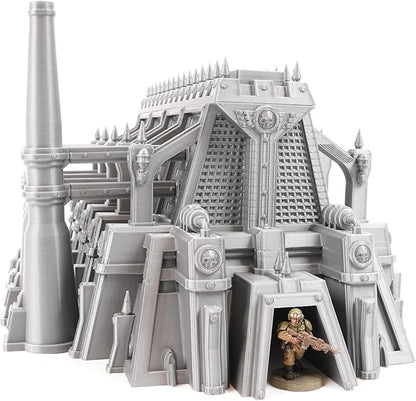 Tabletop Terrain Manufactorum by War Scenery for Wargames and RPGs 28mm 32mm Miniatures