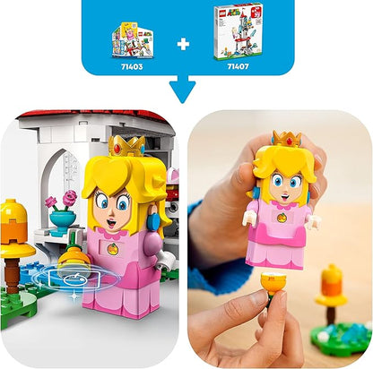 LEGO Super Mario Cat Peach Suit and Frozen Tower Expansion Set 71407 Building Toy Set for Kids Boys and Girls Ages 7+ (494 Pieces)