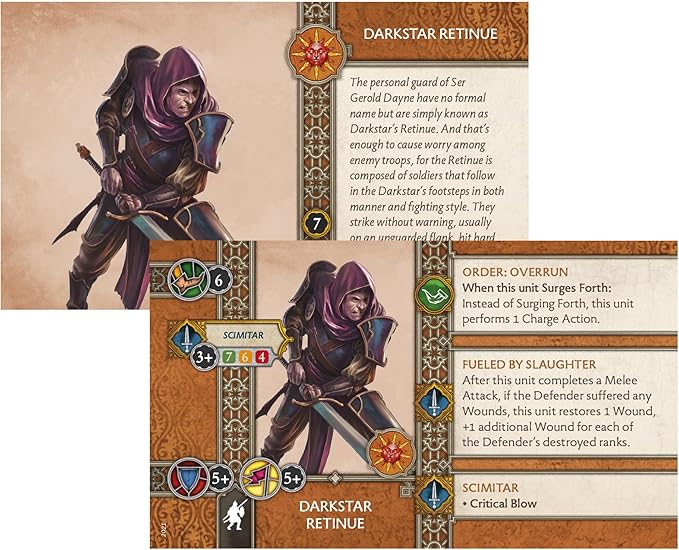 A Song of Ice and Fire Tabletop Miniatures Game Darkstar Retinue Unit Box - Lethal Warriors for Strategic Warfare Strategy Game for Adults Ages 14+ 2+ Players 45-60 Minute Playtime Made by CMON