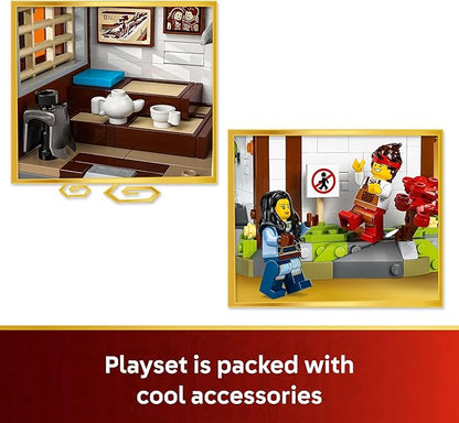 LEGO NINJAGO Four Weapons Blacksmith 15th Anniversary Building Toy for Kids Ages 14+ - Ninja Playset W/Collectible Elemental Master of Earth + 4 Minifigures - Gift Idea for Teen Boys &amp Girls - 71