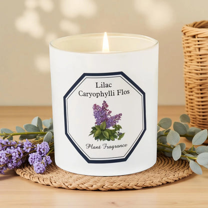 Lilac Candle, Candles for Home Scented, Candles Gift for Women, Lilac Scented Candle, Natural Soy Wax Candle, 6 oz 40 Hours Burning Time