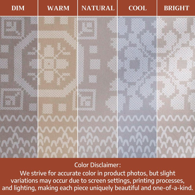 Maison d' Hermine Table Cloth Rectangle Table 100% Cotton 54 x 72 Inches Fall Tablecloth Reusable Everyday Use for Thanksgiving Christmas Decorations Dining Farmhouse Party (Cozy Christmas)