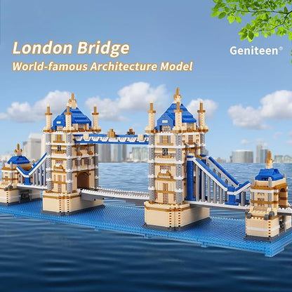 Building Blocks Set London Tower Bridge Model Micro Mini Blocks 3800 PCS Architecture Model Kits