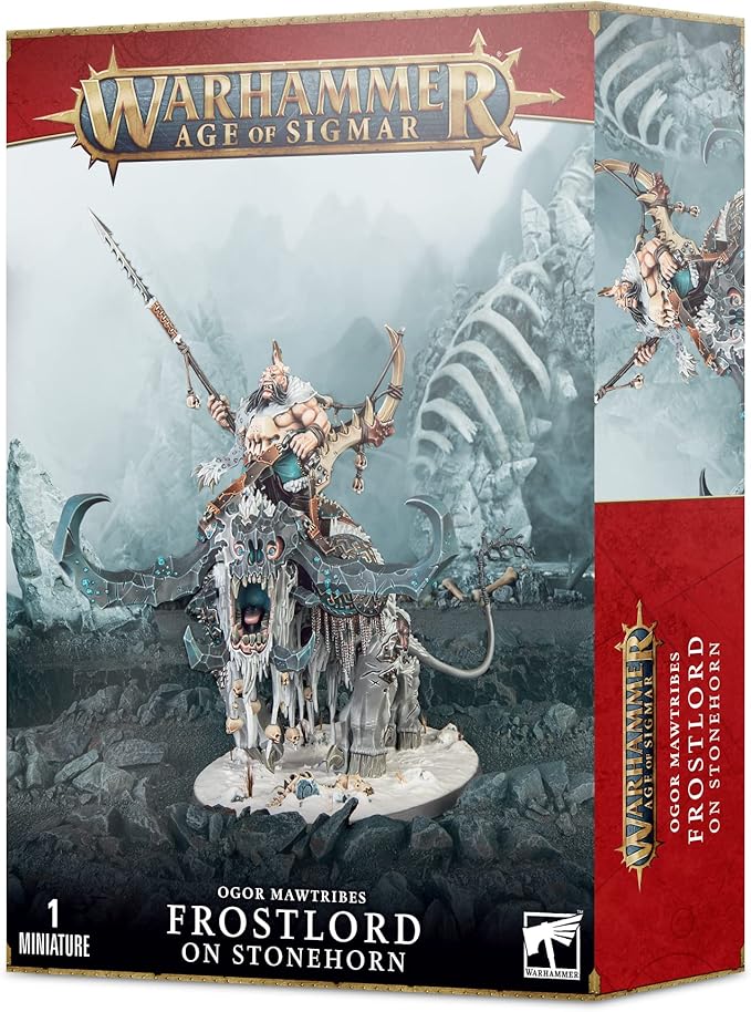 Warhammer Age of Sigmar - Ogor Mawtribes: Frostlord on Stonehorn
