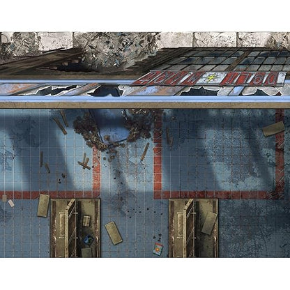 Modiphius Entertainment: Fallout: The Roleplaying Game - Map Pack 2: Wasteland Locales - 32 Page RPG Book &amp 4 Double-Sided Poster-Sized Maps Tabletop