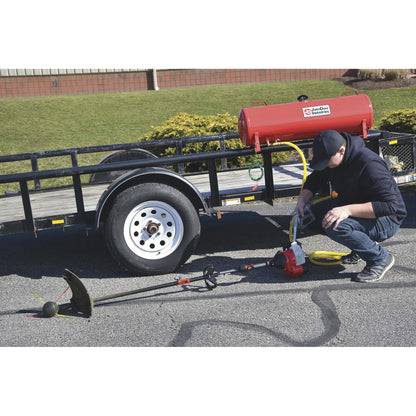 JohnDow Industries JDI-FST15 15 Gallon Fuel Station - Durable and Convenient Fuel Storage and Dispensing Solution,Red