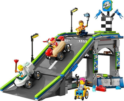 LEGO 60460 City Race Car Jump Course Toy Toy Birthday Gift Blocks Educational Boys Girls Children 6 Years 7 Years 8 9 Years Old Vehicle Car Mini Car